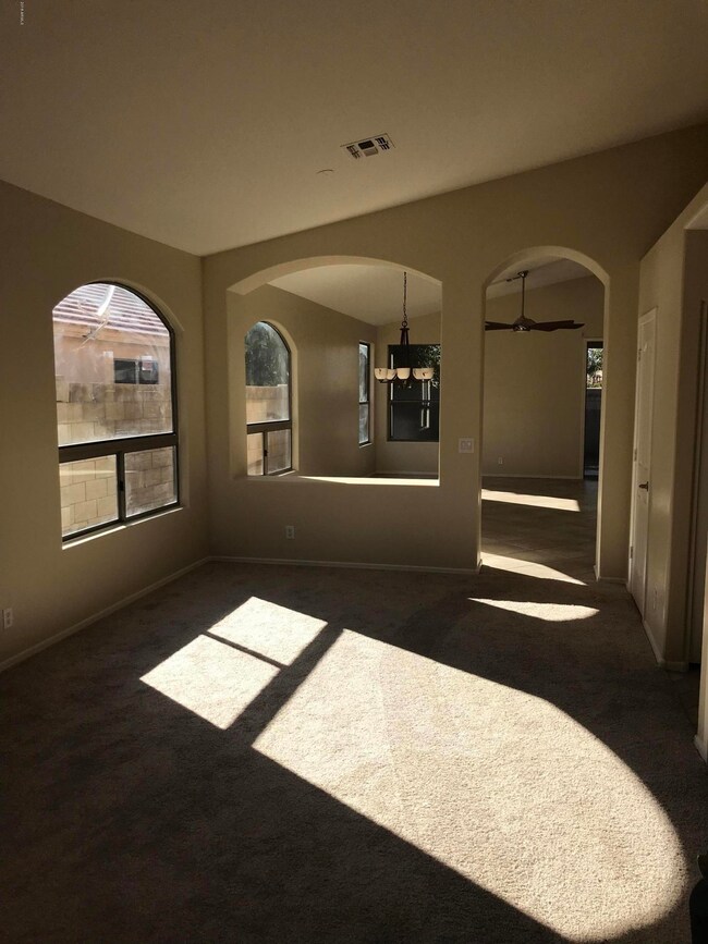 Front entrance to living room
