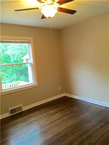 Ceiling fans in all three bedrooms!