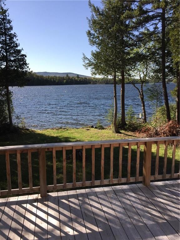 Sit on your deck and enjoy the...