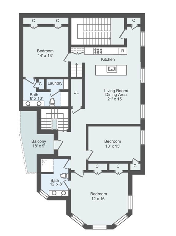 1088 Saratoga St unit 2, Boston, MA 02128 - photo 3