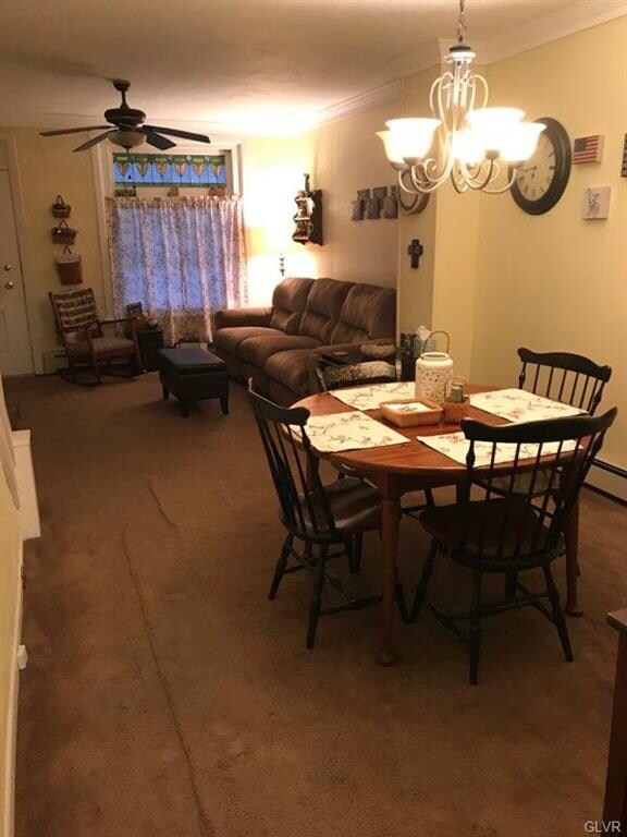 Living room & dining room