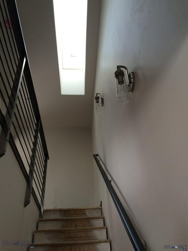 huge skylight above stairwell