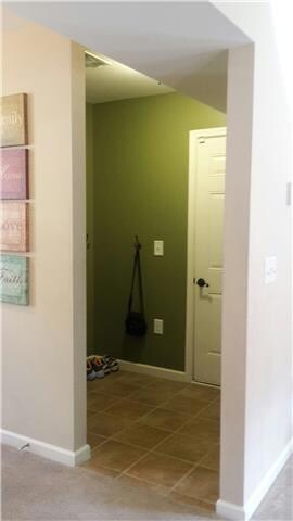 Mud Room entering from the 2-car Garage