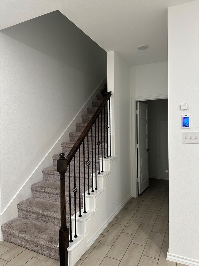 Half bath downstairs for guest and convenience