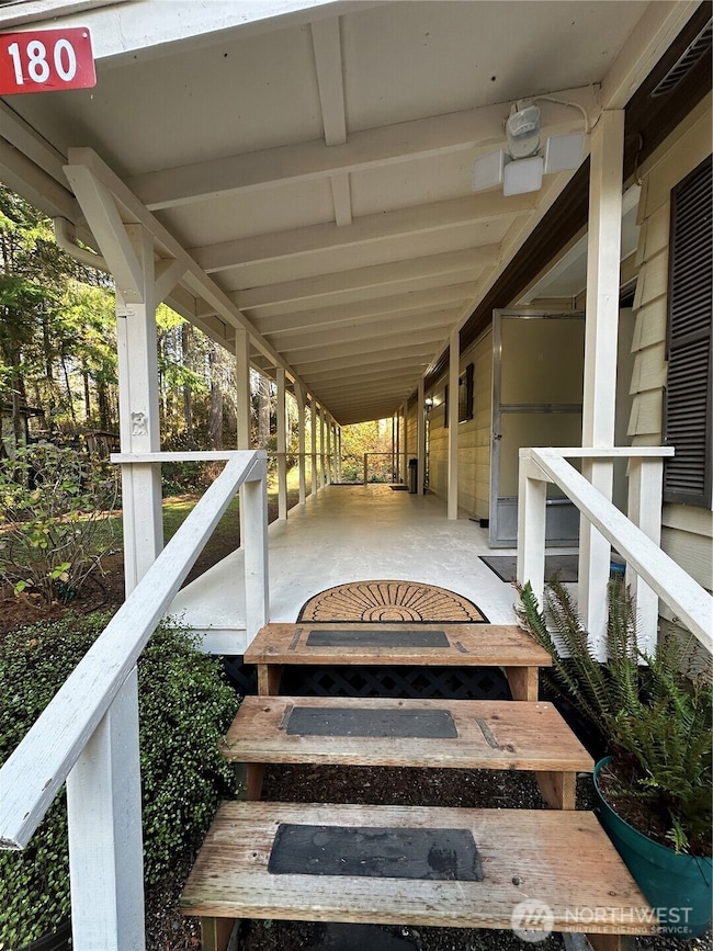 The large deck is a great place for entertaining.