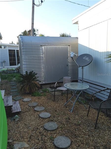 Utility or storage shed.