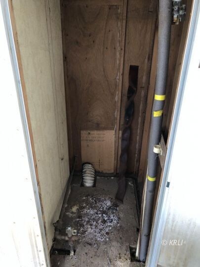 water heater closet