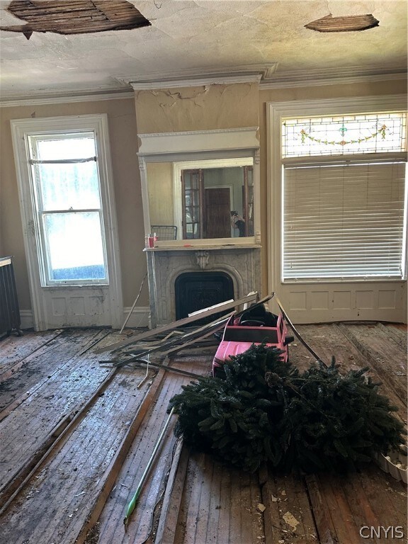 Stunning marble fireplace