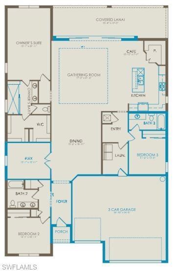 Floorplan with structural options