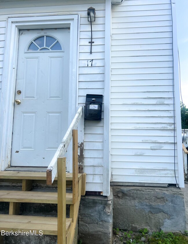 Front door of 17 Danforth