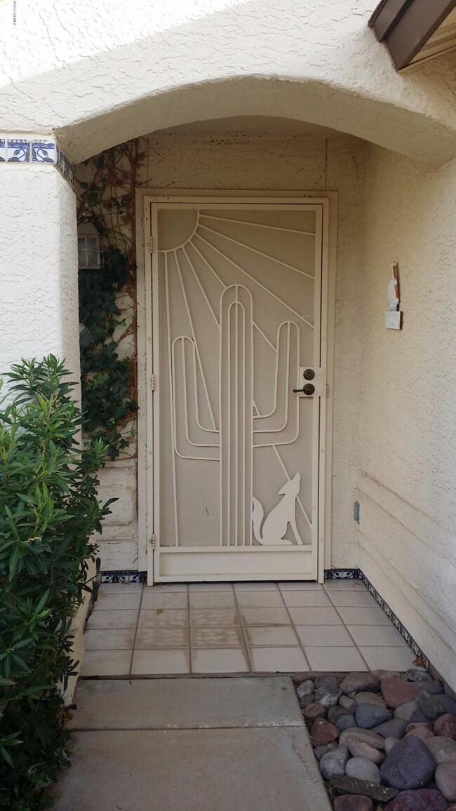 Rod Iron Front Door
