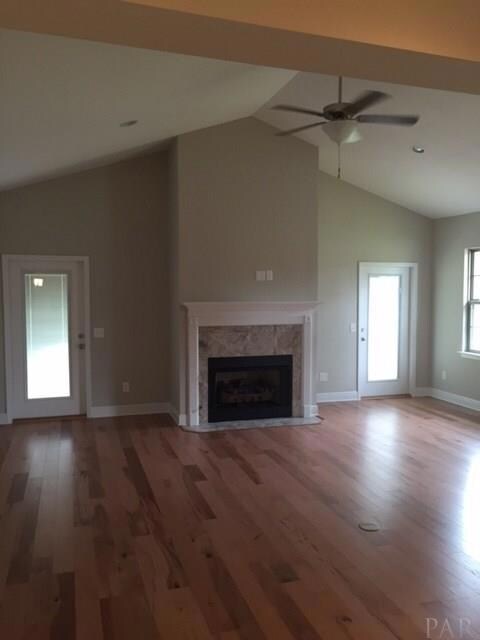 Den with Fireplace