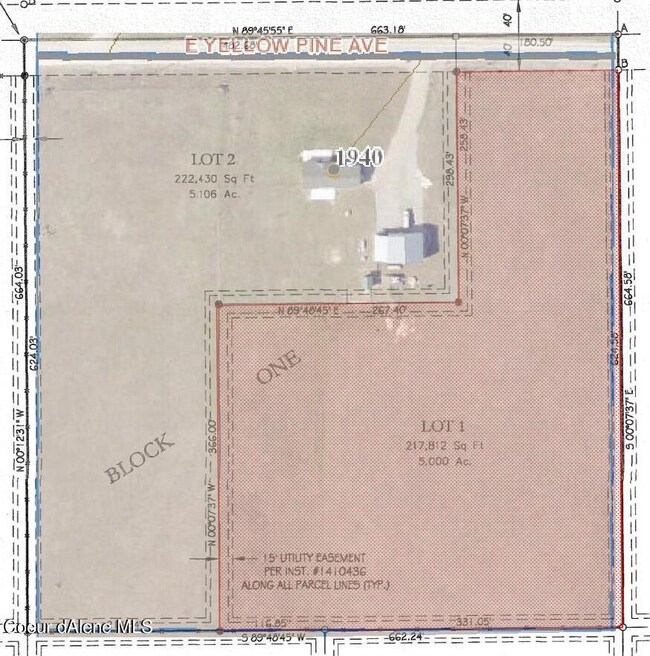 Paw Paradise Plat, Lot 1 Block 1, 5.0 A