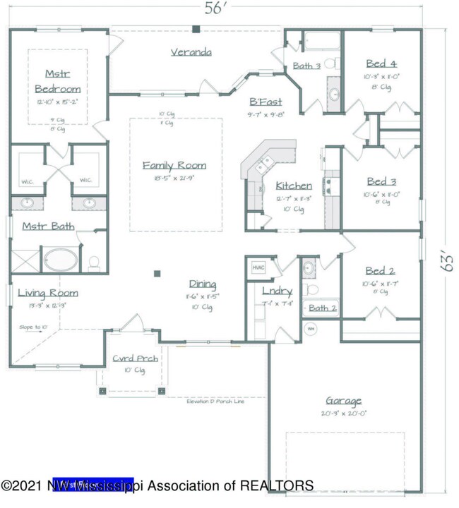 2265 floorplan color