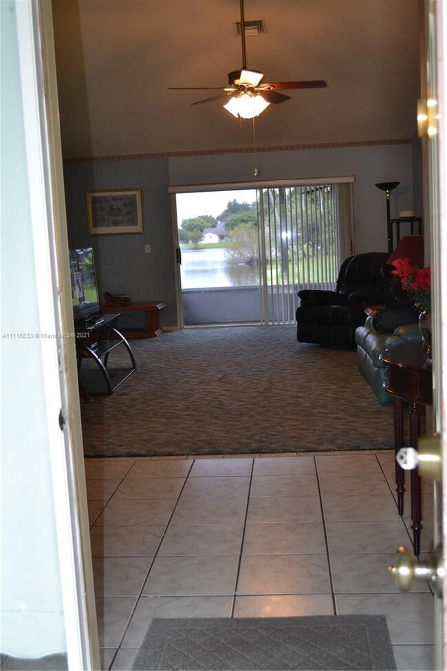 Living room view from Foyer.