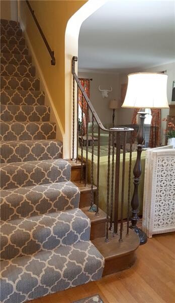 Entryway with closet leads to sunny home!