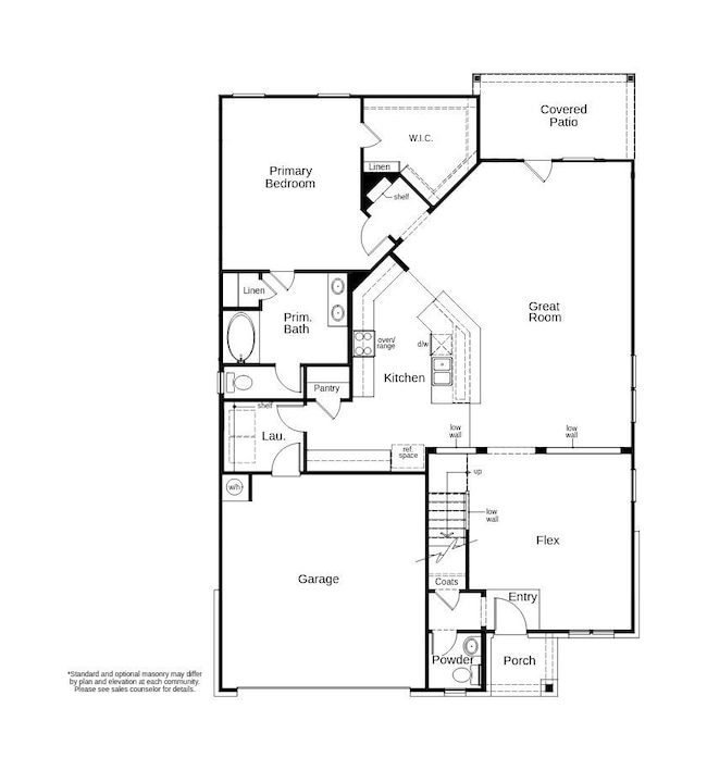 This plan features 4 bedrooms, 2 bath, 1 half bath