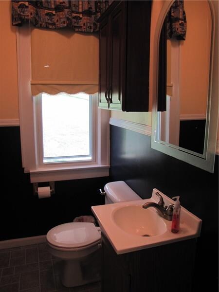 First Floor Powder Room off of Kitchen