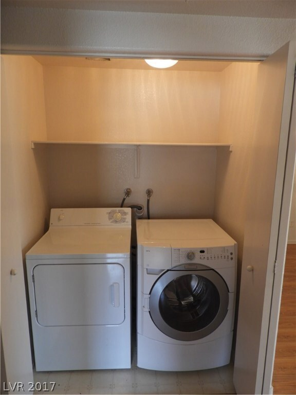 Hall laundry closet