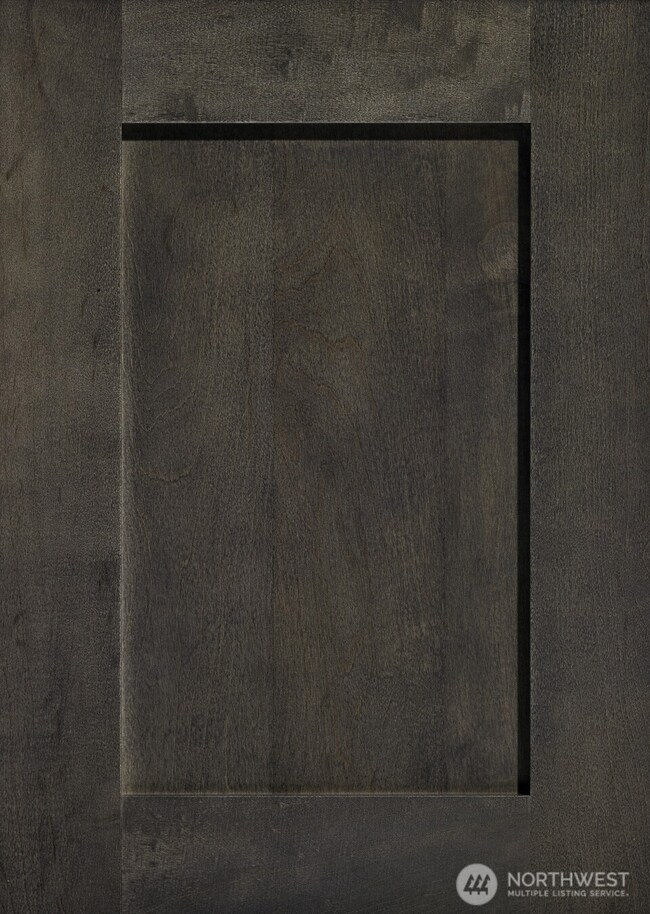 Cabinets throughout the home are Maple Shaker Graphite