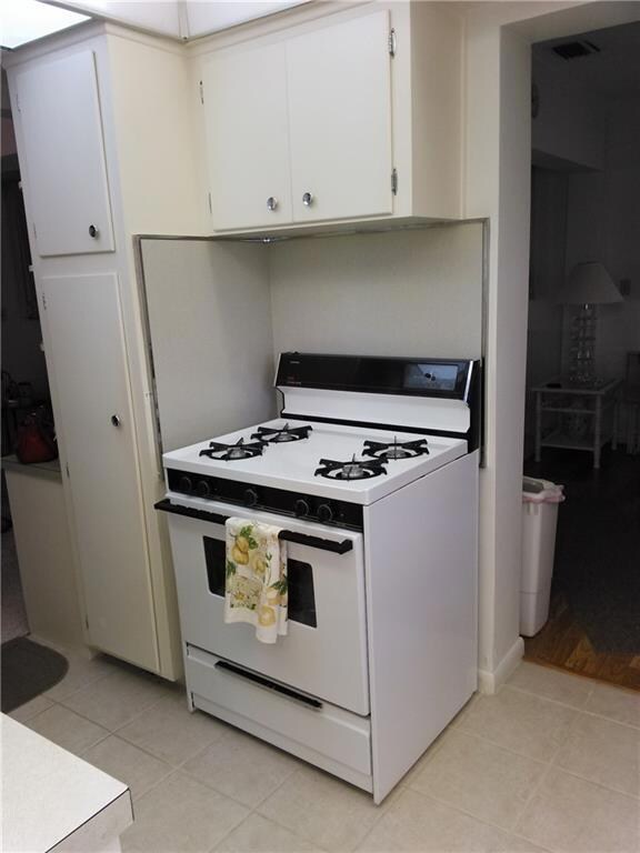 Gas Stove and Storage Cabinets