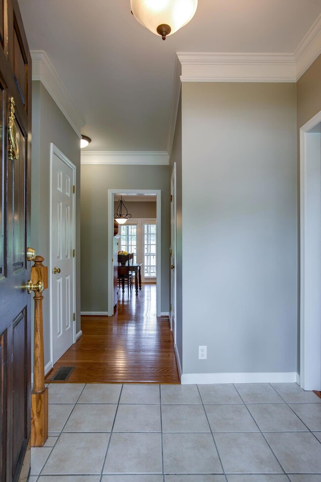 Large open foyer opens to the main level.