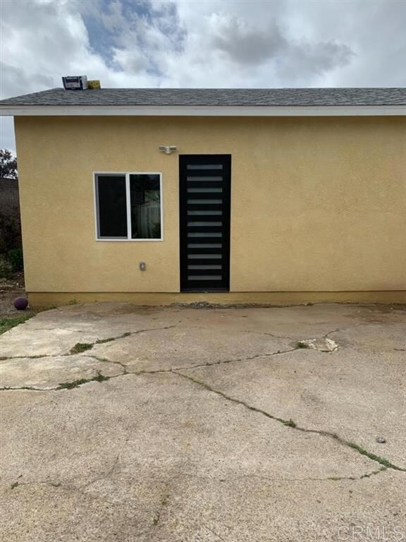 Entrane to garage conversion