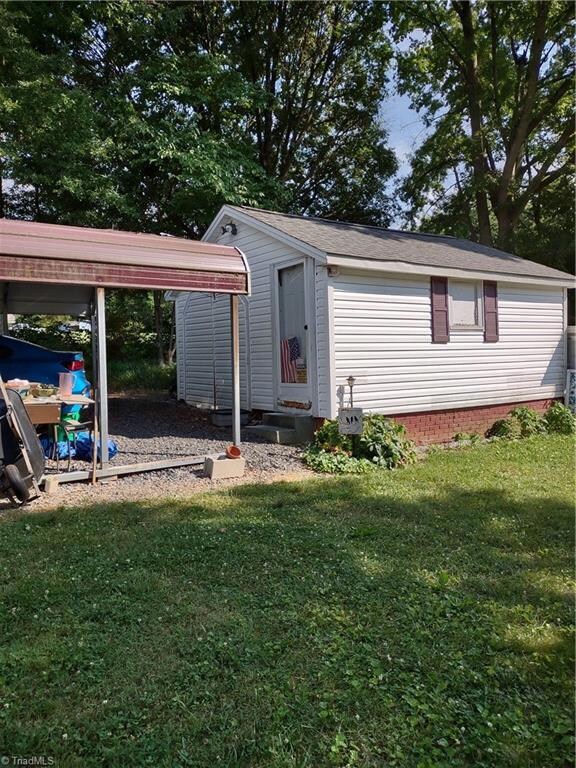 Carport and Building