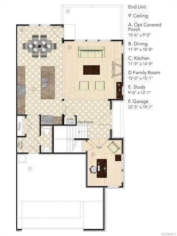 First Floor layout.