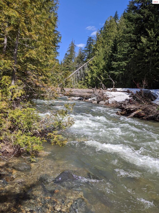 Grouse Creek runs 21.8 miles and flows into the Pack River