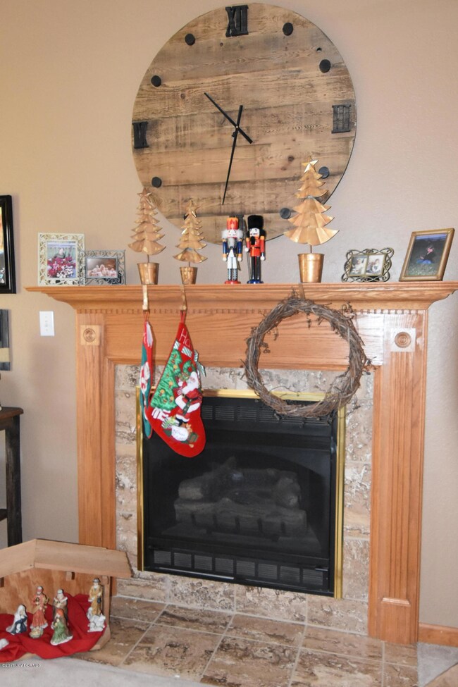 living fireplace