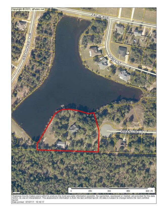 Aerial Map of Property and Lake