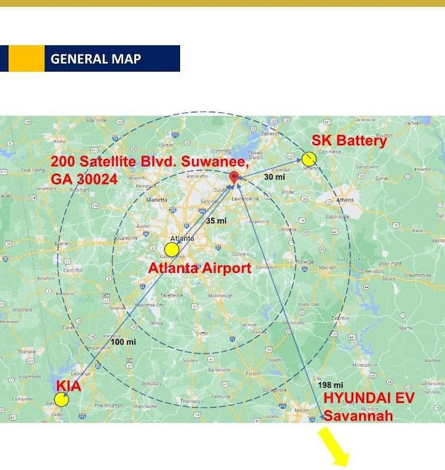 Map location