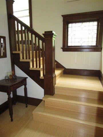 with original woodwork and bamboo flooring