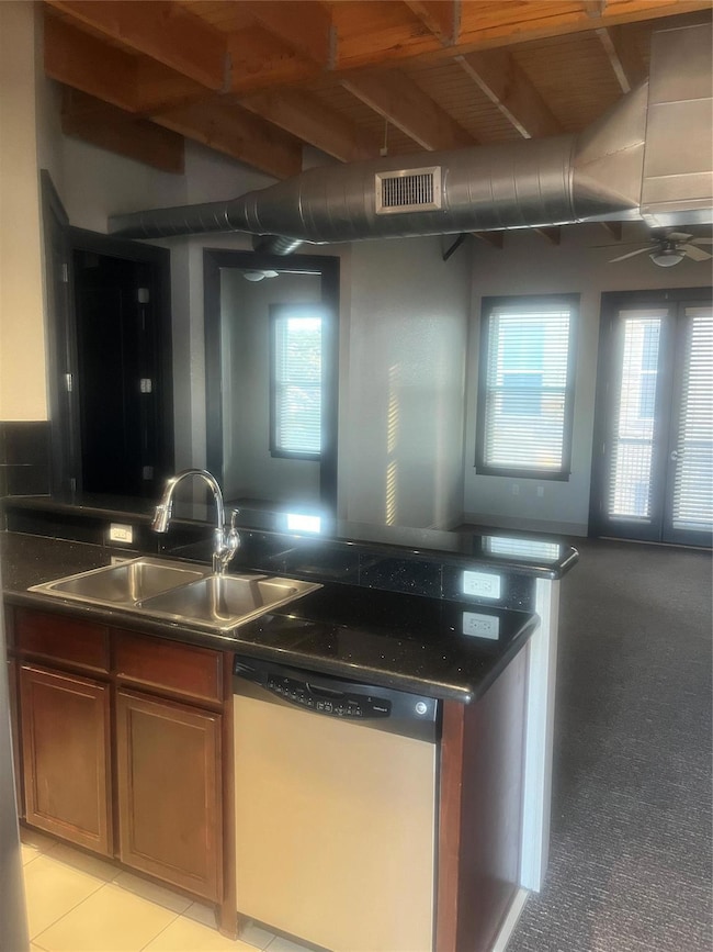Kitchen featuring  dishwasher and sink