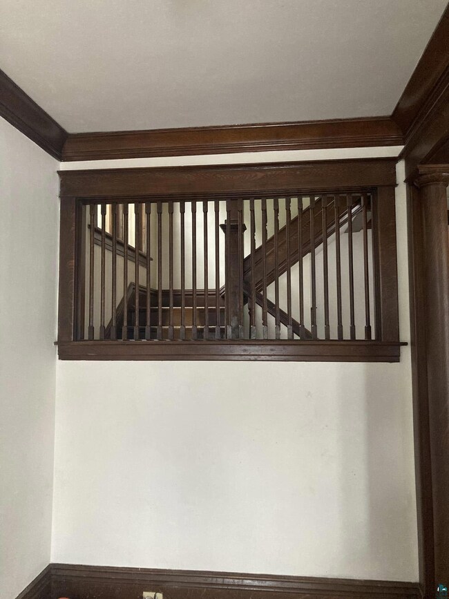 Interior space featuring ornamental molding