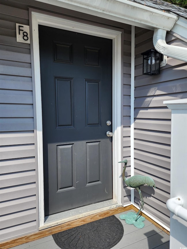 View of property entrance
