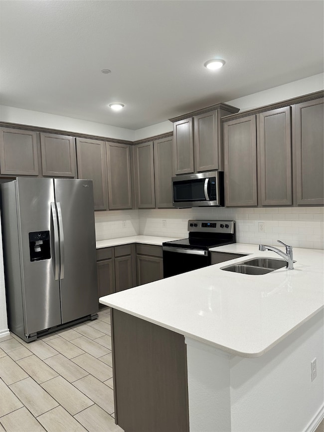 Featuring stainless steel applicance. Lot of cabinetry for storage.