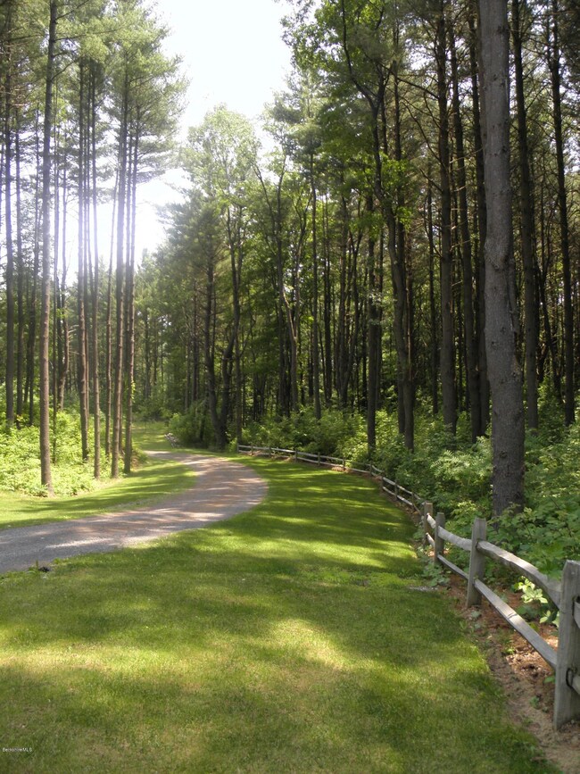 driveway with fencing