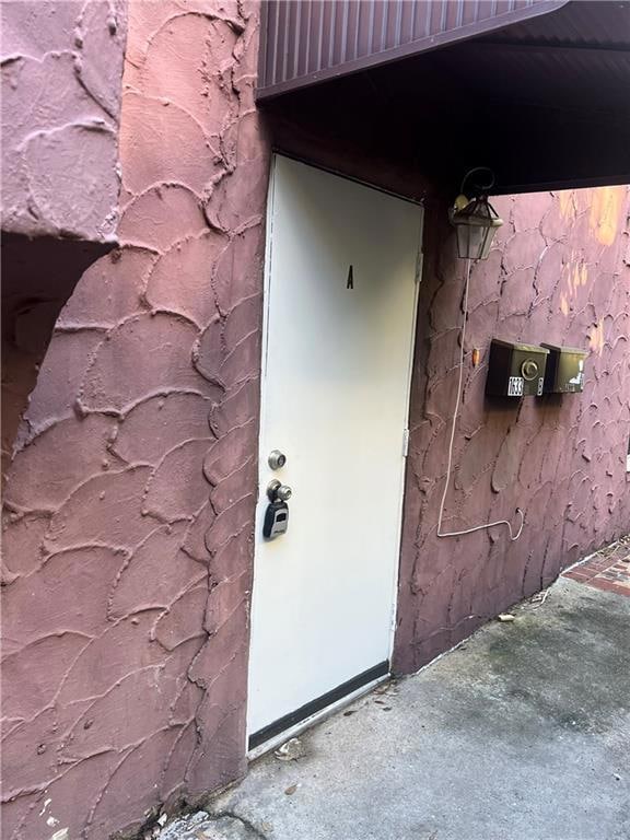 Entrance to Apt. A