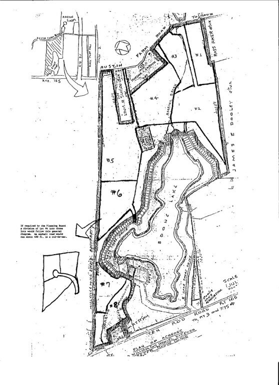 Map of Boone Lake