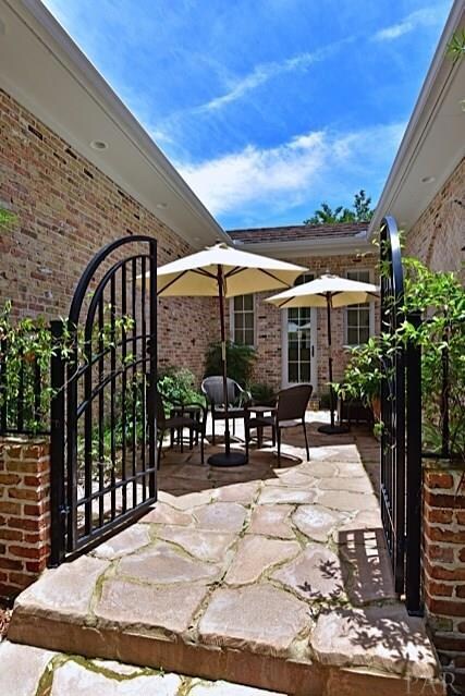 Accessible from inside the house and backyard