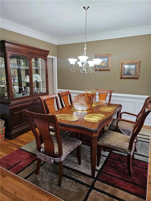 Dining space featuring hardwood / wood-style floor