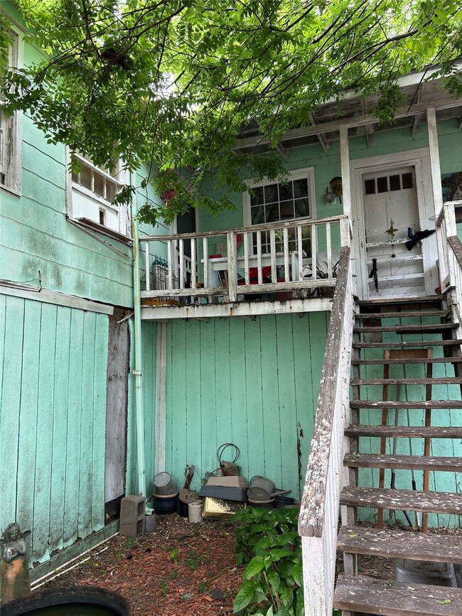 Rear garage apartments.  There is a separate laund