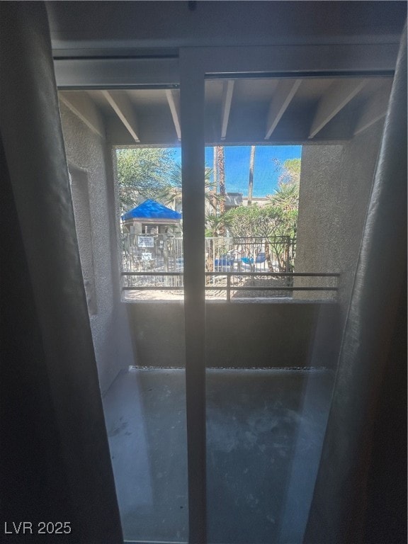 View of Balcony from inside