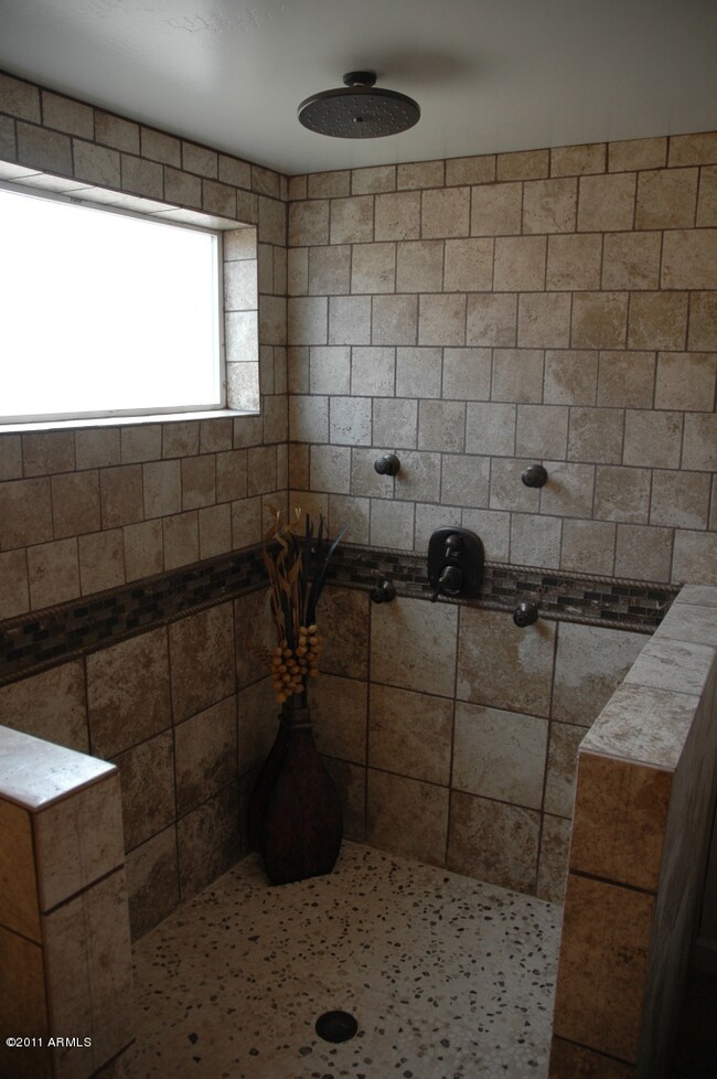 Master shower