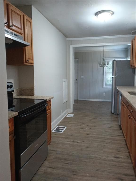 Kitchen with updated cabinets, granite countertop 