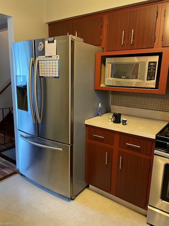 Stainless steel appliances