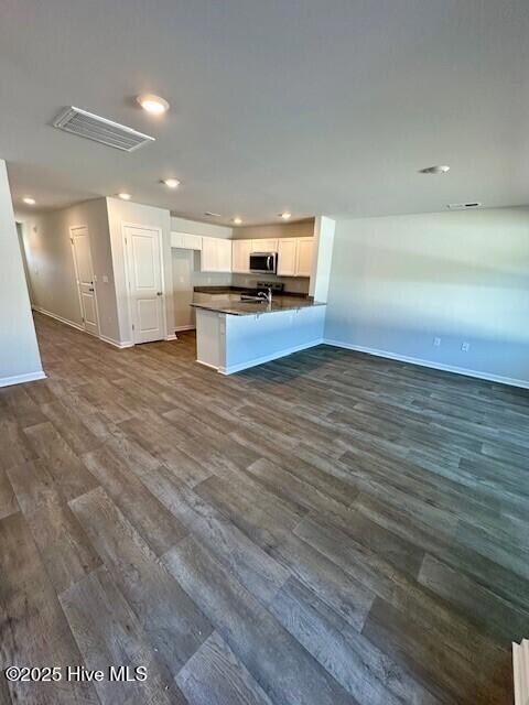 Living Area and Kitchen