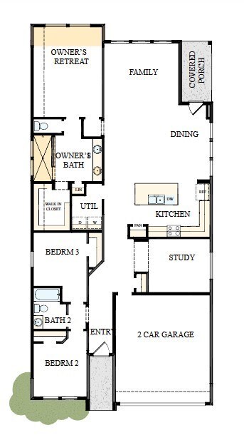 The success of a floor plan is the way you can mov